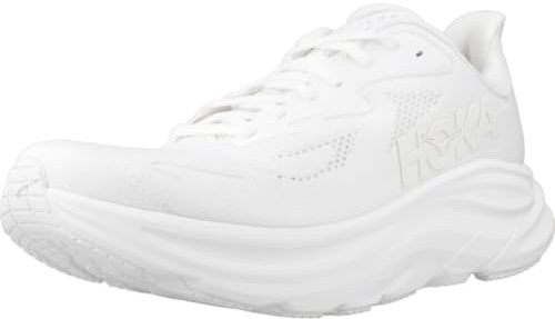 Hoka Uomo Clifton 10 Scarpe da Corsa, Bianco/Bianco, 44 EU