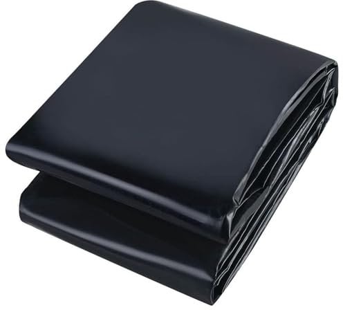 Pond Liner Underlay W1m 2m 3.0m 4.0m 5m 6m 7m 8m 9m 10m Garden Pond Film UV & Tear Resistant Large Pond Membrane Heavy Duty HDPE Material Perfect for Wildlife and Decorative Ponds(2 x 8m/6.56x26.24ft)