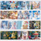 FILOEEX 12 Stück DIY Weihnachten Diamant-Malerei Karten,5D Weihnachten Diamond Painting Set,Weihnachtskarten Set mit Umschlag,DIY Diamant Malerei Weihnachten Karten for Familie,Freunde (MIX-B)