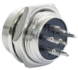 Prise Microphone PNI mâle à 6 Broches, Montage sur PCB