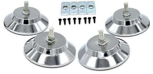 Azxcvbnm Lot de 4 pieds de table de billard réglables en métal pour table de billard facile à installer