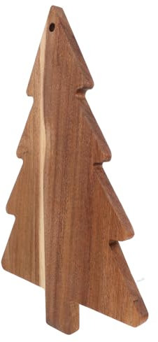 DOITOOL Tagliere Per Dell'albero Di Natale Vassoio Per Antipasti In Legno Tagliere In Legno Di Natale Tagliere Per Formaggi Piatto Da Portata In Legno Per La Cucina Del Ristorante
