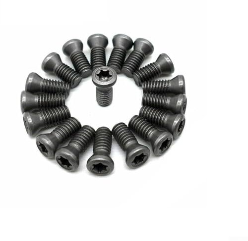 Accessori per utensili CNC, confezione da 20 viti Torx per sostituire inserti in carburo nei torni (M2 x 5)