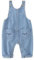 LAEMILIA Baby Girls Boys Dungarees Toddler Denim Overalls Cotton Sleeveless Jumpsuit with Pockets Cute Bear Summer Playsuit for Unisex Babies Kids Age 3 Months - 6 Years