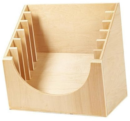 Perfeclan Organizador de tableros sensoriales de Madera con 6 Ranuras para Sujetar y Atar con Cremallera.