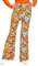 W WIDMANN MILANO Party Fashion - 70er Jahre Hose für Damen, Hippie, Reggae, Flower Power, Disco Fever