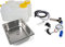230 Volt Wasseranlage Imbisswagen Verkaufsanhänger Campingküche 230v Bausatz Spüle 325x265x100 Barwig Schwarz/chrom Raumsparkanister 12L (ad-ideen)