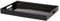 Argon Tableware 34.5 x 30cm Serving Tray with Handles - Black - Rectangular Tray Metallic Decorative Breakfast Tray Melamine Food Tray for Eating, Snacks, Drinks, Food Serving
