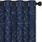 Deconovo gardinen Verdunkelung für Schlafzimmer Kälteschutz Thermovorhänge Thermo Vorhänge mit Ösen Abdunkelnd Vorhänge, 245x140 cm(HöhexBreite), Diamant Dunkelblau, 2er Set