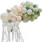 Ginger Ray Botanisches Ballon-Girlanden-Set mit Eukalyptus, Salbei-Laub und Luftschlangen, Taupe, Pfirsich und Salbei, 70 Stück