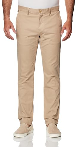 Tommy Hilfiger Men's Bleecker Essential Twill Slim Fit Chinos, Beige (Beige), 33W/30L