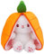 ENLACE Hasen Verstecken Plüsch, Hase Kuscheltier Plüschtiere Karotten, 25cm Weiches und Kuscheliges Plüschtier Hase Karotte, Kuscheltier Osterhase Geschenk für Jungen und Mädchen