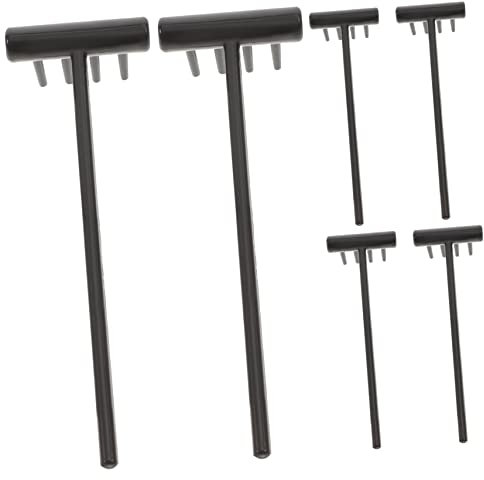 Lurrose 6pcs Zen Rakes Sandbox Mini Rakes Diy Miniature Table Mini for Zen Meditation Landscape Small Accessories