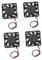 4pieces 12V 2Pin 40mm Mini 4cm Fan Silent Computer Cooler Cooling Fan PC