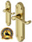 Modern Lever Latch Door Handle - Ashworth Style Electro Plated Gold for Interior and Bathroom Doors - Internal Brass Plated Handles