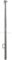 FP INOX Matt Fahnenstange 620 mm-Pavillon Keilspitze Terminal Edelstahl Tube 25 mm Edelstahl 316 – A4