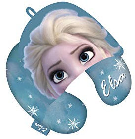 ARDITEX WD13389 Disney-Frozen II Nackenkissen mit Kapuze, 33 x 33 x 8 cm