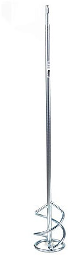 Toolty Propeller Mixing Paddle 105 x 750mm - SDS - Galvanized Mixer, Whisk, Stirrer - Positive 2-Blade - for Leveling Mass, Joint Mortar, Adheives, Glue, Paint, DIY - TLTY-1554OCP
