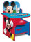Mickey Mouse Wooden Chair Desk with Storage Bin by Nixy Children, One Size, WD14175
