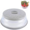N/S Cubierta para Platos Calientes para Horno microondas, Color Gris