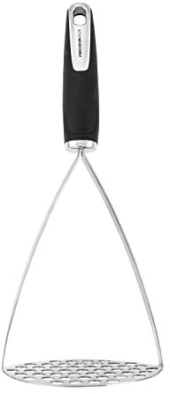 Tower T832191 Precision Plus Masher with Softtex Handle and Hanging Loop, BPA Free, Stainless Steel, Silver