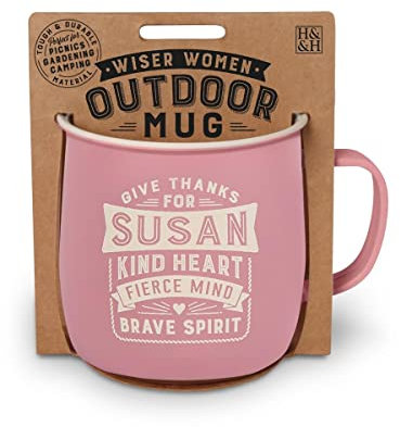 History & Heraldry Personalised Outdoor Mug (Susan)