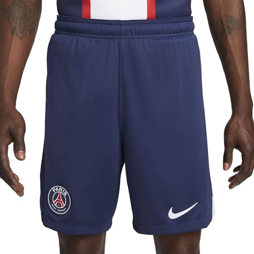 Nike Mens Short Paris Saint-Germain 2022/23 Stadium Home, Midnight Navy/White/White, DJ7747-410, XL