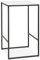 KADIMA DESIGN ANDASTRA Bartisch Stehtisch Küchentresen Wood Holz Weiß (White,Black) 60 x 60 x 102