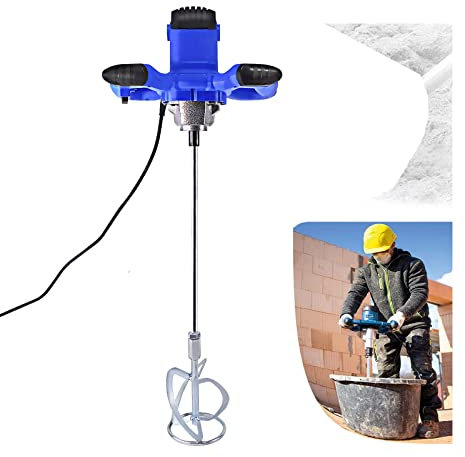 Handheld Rührwerk Zement Mischer 2100W Tragbare elektrische Betonputz Fugen Farbe Mörtel Mischer Maschine Einstellbar 6 Geschwindigkeit