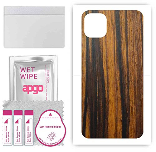 apgo skin sticker film foil vinyl for the BACK for Apple iPhone 11 Pro Max Tigerwood