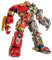 Auforua Technik Hulkbuster Modellbausatz, Mit LED Licht, 4183 Teile Groß MOC Klemmbausteine Set, Hulkbuster Bausteine Bausatz, Keine Originalkarton