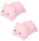 JDCMEI Anti Stress Schwein Antistress Spielzeug, 2 Stück Schwein Stress Spielzeug Dekompressions Schwein Anti Stress Squeeze Toy für Erwachsene, Autismus Spielzeug Stressball für Kinder