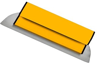Flächenspachtel 25 cm rostfrei mit Kunststoffgriff Glättspachtel | 25 cm breites Blatt für großflächiges Spachteln und Glätten an Wand und Decke – rostfrei, mit Kunststoffgriff
