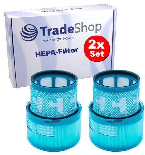 Trade-Shop - 2 filtri HEPA di ricambio per motori compatibili con Dyson Gen 5 G 5 Detect Serie, ricambio per Dyson 97235201 / accessori per aspirapolvere