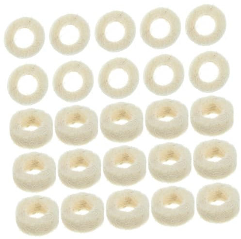 Gadpiparty 100 Stück Wollfilz Filzscheiben 20x5x5mm Ventil Dichtungspads Ölscheiben Filzdichtung Ersatzmechanik Ölabscheide Unterlegscheiben Für Mechanische Geräte