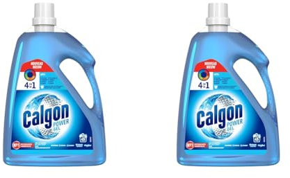 Calgon Gel Power 4 en1 - Anticalcaire Nettoyant Lave - Linge 2,25L (Lot de 2)