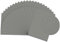 Sumico Tonzeichenpapier 50x70cm 50 Bogen schwarz I Bastelpapier 130g/m² I dickes Ton-Papier zum Basteln & Malen I Bastel-Pappe umweltfreundlich verpackt I Tonkarton bunt für Kinder, DIY (Grau)