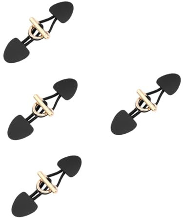 STOBOK 4 Paare Damen Mantel Toggle Schnallen Vielseitige Kippknöpfe Für Blusen Jacken Und Kleider Aus Langlebigem Material Einfache Montage