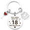 Geschenk 18 Geburtstag Mädchen,Coole Geschenke Zum 18 Mädchen,Geschenke Für 18 Jährige Jungen,Geschenk Zum 18 Geburtstag Mädchen,Geschenk Zum 18 Geburtstag,18. Geburtstag Schlüsselanhänger
