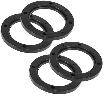 TUCKBOLD 4pcs for 4 Inch Car Speaker Spacer Plastic 92mm ID Black Hollow Automotive Parts
