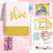 ADUSRIZ DIY Tagebuch Geschenkset für Mädchen, Geschenk Mädchen 8 9 10 11 12 13 14 Jahre, Basteln Mädchen und Scrapbook Set, Kreative Geschenke für Teenager Mädchen 8-14 Jahre