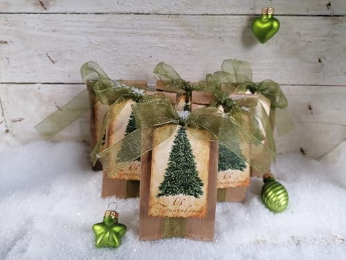 Seedball Manufakturs Weihnacht Samenbomben *MadeInGermany* unterstützt von regionalen Behindertenwerkstätten - nachhaltige Geschenke für Jung & Alt (6 x Seedbombs Oh Tannenbaum Samen: Fichte)
