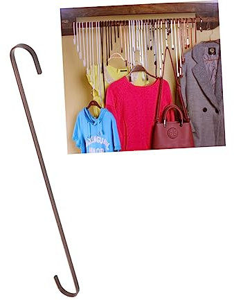 BUGUUYO S-förmige Haken Aus Eisen Rostfrei S- -haken Hochleistungshaken Für Kleiderschrank Kleidung Taschen Roségold