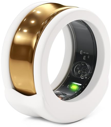 Rinfit Smart Ring Protector - Silikonringverstärker für aktiven Lebensstil und Fitnessstudio - SportFit U.S. Design-Patent - Weiß, Größe 12