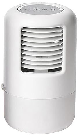 Eighosee Desktop Air Conditioning Fan Mini Portable Rechargeable Office Household Colorful Ambient Light Fan Reusable with UK Plug