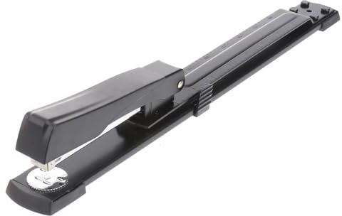 SEWACC 1stück Arm Stapler Für Büro Schule Und Zuhause Tragbares Heftgerät Für Dicke Papiere Für Unterwegs Mit Glatten Kanten Und Praktischem Design