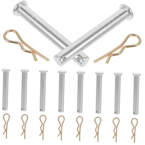 LIFKICH 10Stücke Teiliges von Stabilen Gerüstverbindungsstiften mit Clips Langlebige Metallbefestigungen für Sichere und Effiziente Konstruktion Kompatibel mit Verschiedenen Gerüstsystemen