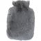 Ashwood Fenland Sheepskin Hot Water Bottle Cover – Grey – 100% Real Sheepskin Fur with Zip Closure & Lining – 1L Hot Water Bottle Included (Grey, 1L)