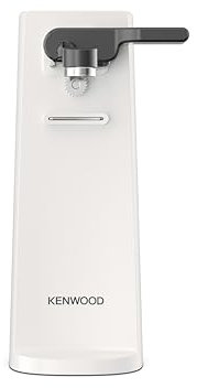 Kenwood Electric Can Opener CAP80.000WH, Multifunctional Kitchen Assistant 3-in-1 with Integrated Knife Sharpener, Can Opener and Bottle Opener, with Cord Storage, White
