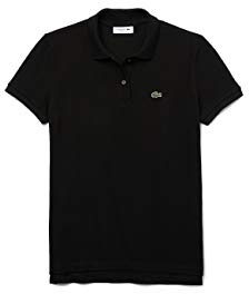 Lacoste Polo Regular Fit Femme , Noir (031), 38